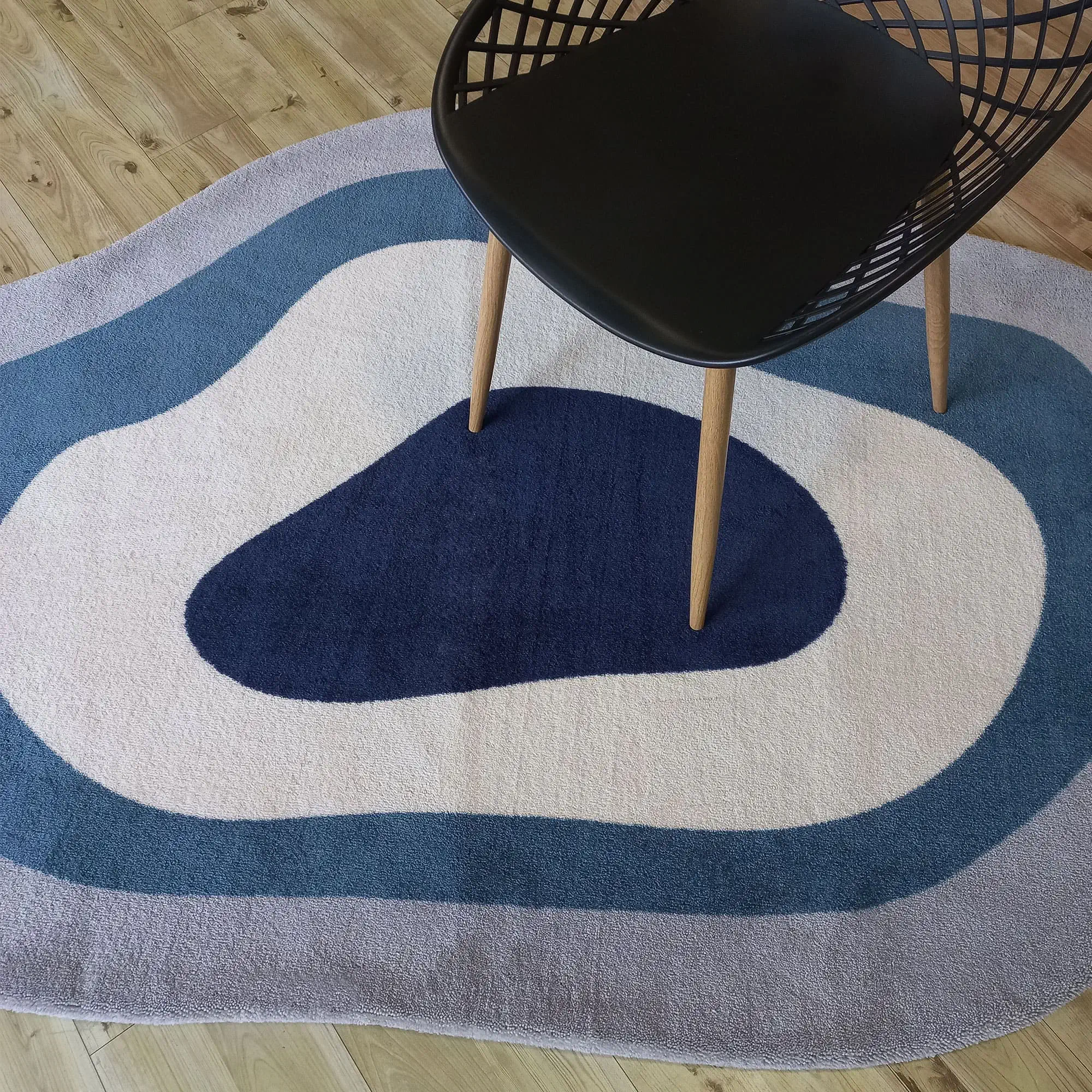 8 Modelos de Tapete Azul para Transformar a Sua Decoração